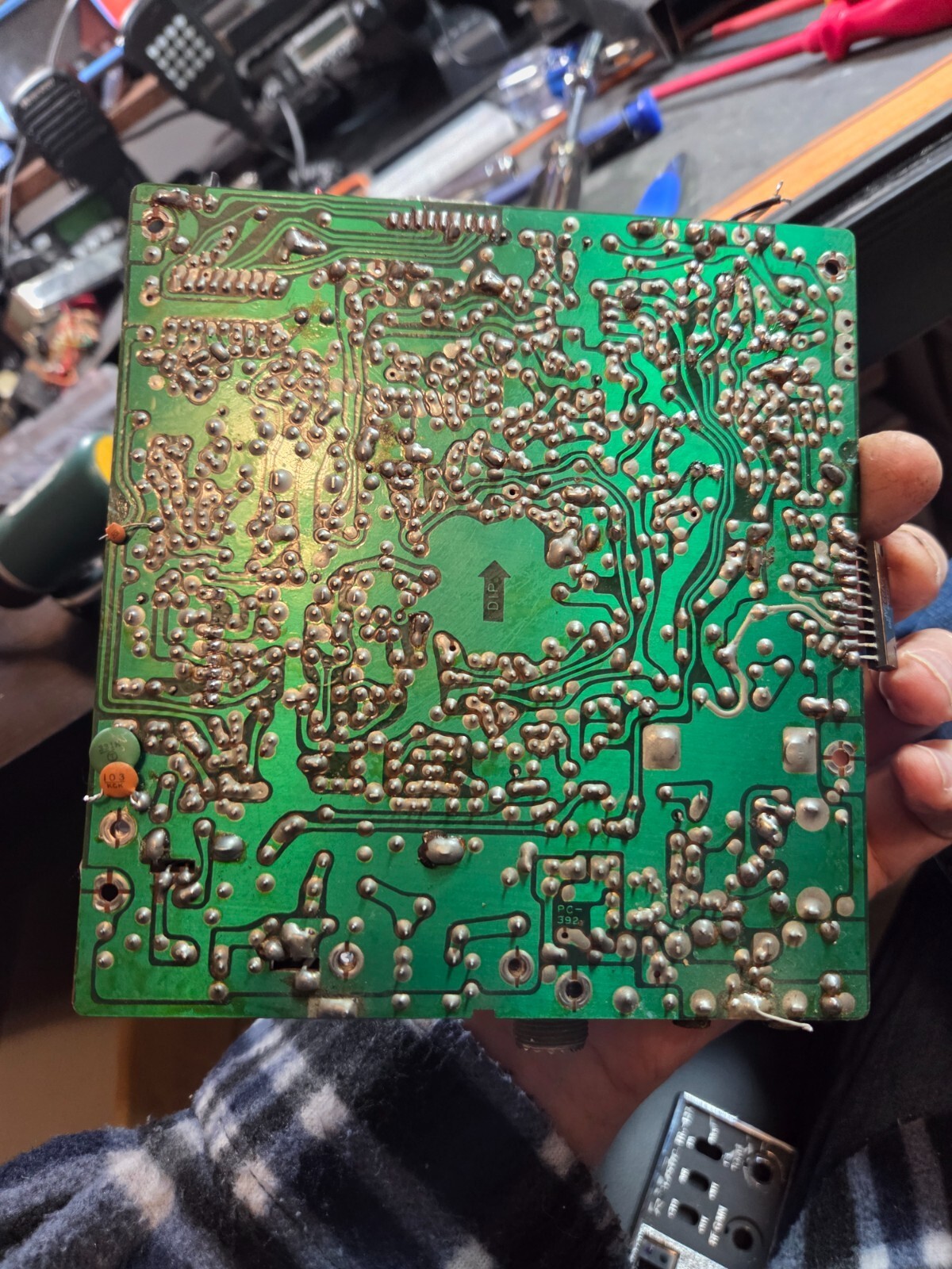 Realistic TRC-427 Main Circuit Board PC-392AD Assembly Tested Working - Image 2