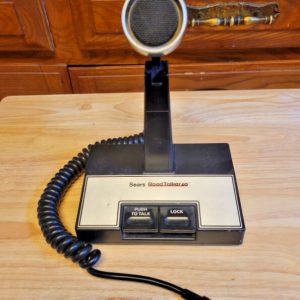SEARS ROAD TALKER 40 BASE STATION MICROPHONE NOT A DROP OF RUST ETC. BEAUTIFUL