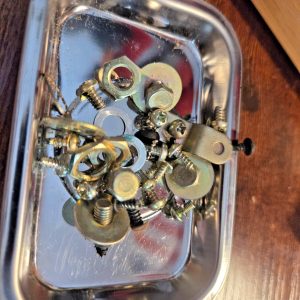 Vintage Kris Inc. 8 Channel Scanner set of screws 970's