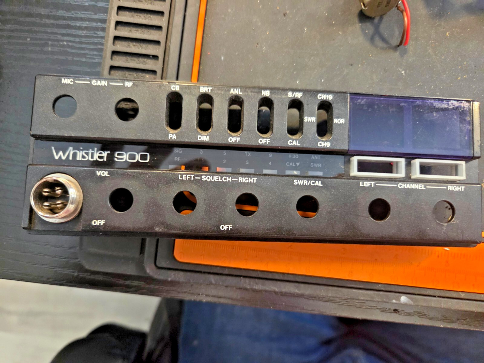 Whistler 900 Dual Channel front faceplate, nice shape