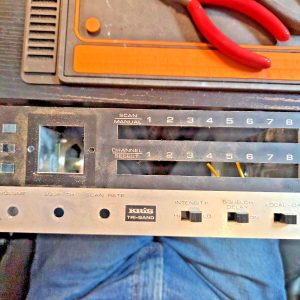 Vintage 16 Channel Kris Inc. Tri-Band VHF radio receiver/scanner FACEPLATE ONLY