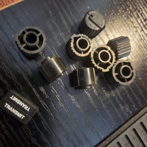 Whistler 900 Dual Channel complete set of rubber/plastic knobs