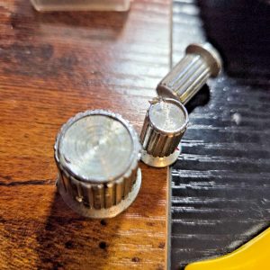 Brownie, by Browning set of chrome knobs