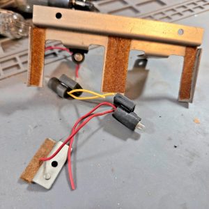 METER LIGHTING BRACKET W/ BULBS PRESIDENT DWIGHT D BASE STATION CB RADIO