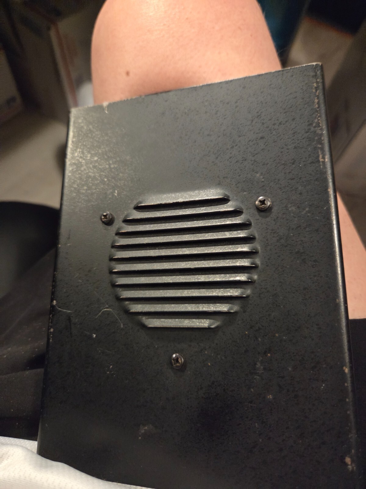 Midland 77-101B Vented Metal Speaker Cabinet Cover CB Radio Parts