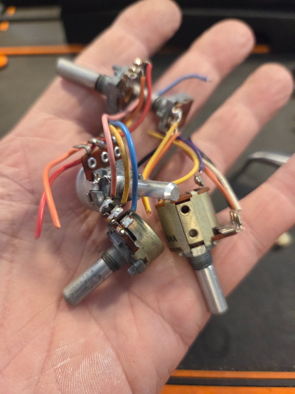 Uniden PC 76XL Control Potentiometer Set