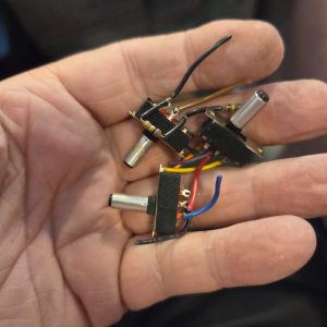 Lafayette HB-650 Push Switch Set 3 Switches CB Radio Parts Tested