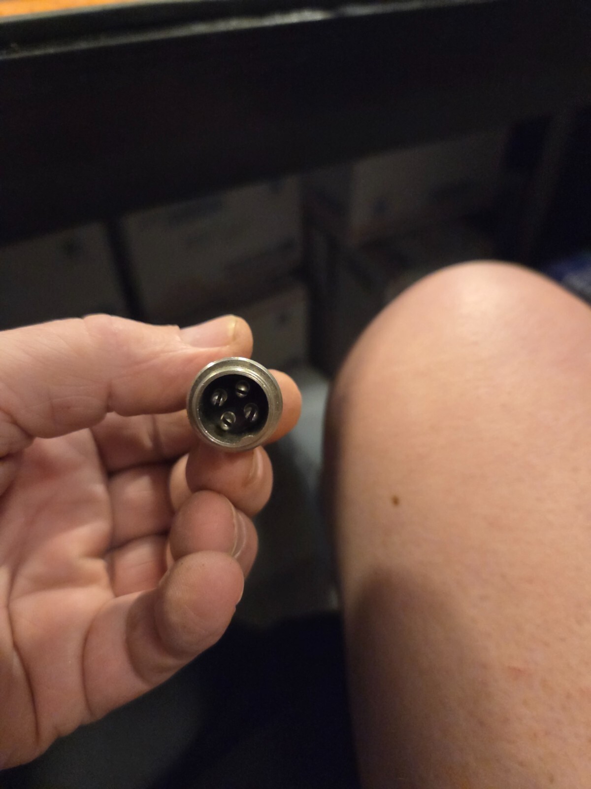 Midland 77-101B 4 Pin Microphone Connector Socket Tested CB Radio Parts