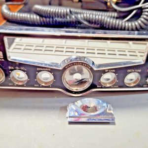 REALLY NICE FACEPLATE (HI-CHROME/BLK) FOR COBRA 29 LX MOBILE CB RADIO