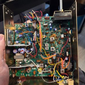 Lafayette HB-650 Main Circuit Board Chassis and Channel Selector CB Radio Tested