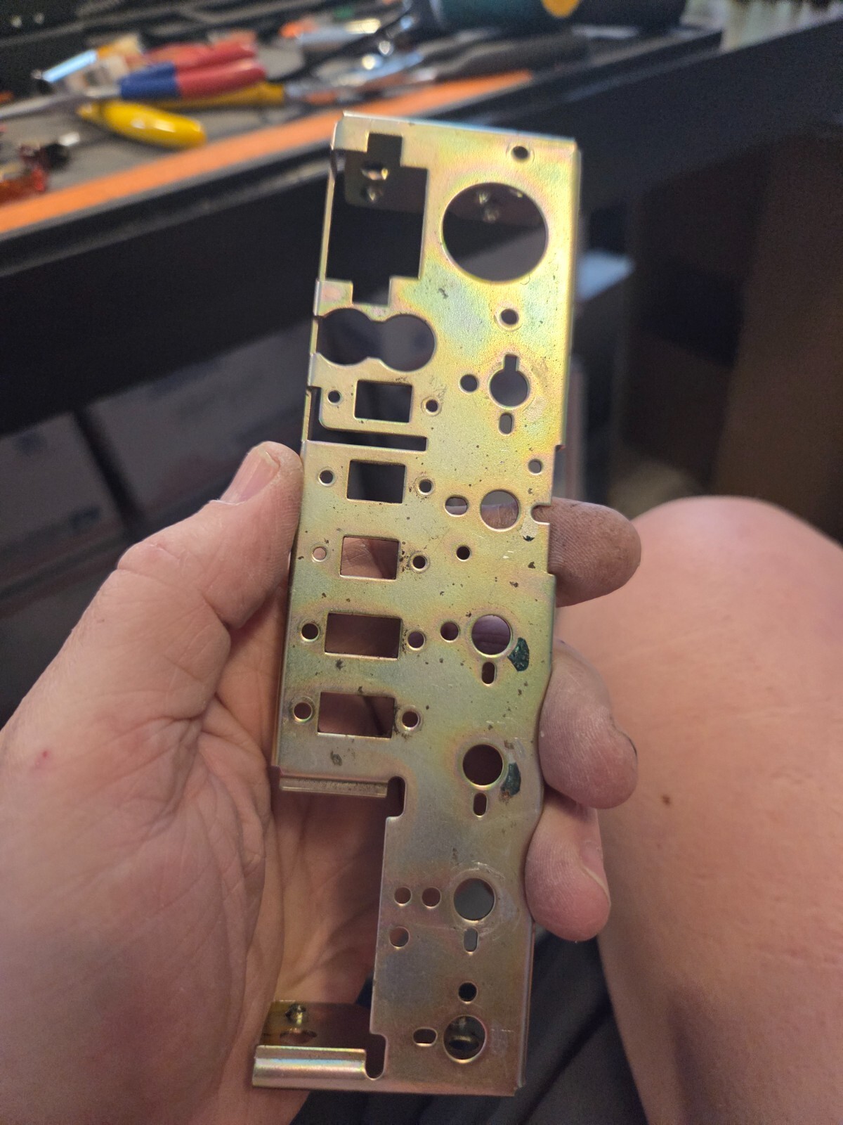Uniden PC 76XL Metal Inner Front Mounting Panel