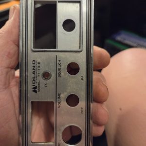 Midland 77-101B Front Bezel Faceplate CB Radio Parts