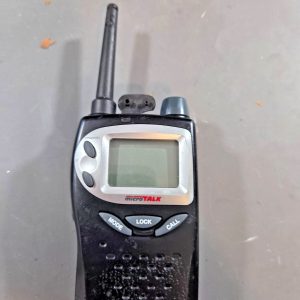 PAIR OF COBRA FRS RADIOS WORKING, ONE MISSING BATTERY COVER BOGO