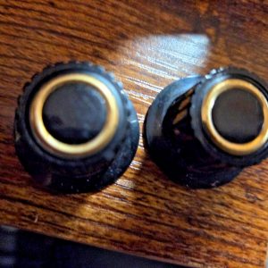 TWO BROWNING GOLDEN EAGLE KNOBS, EXCELLENT SHAPE
