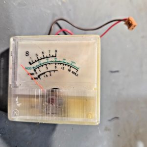 S/RF METER FOR GALAXY DX 959B MOBILE CB RADIO BIG SIZE/WHITE BACKGROUND