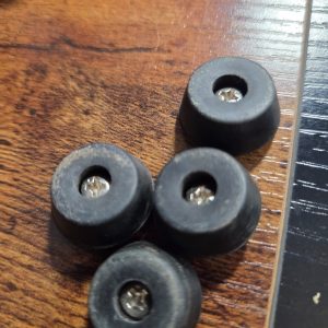 Midland 863b set of four rubber feet with screws