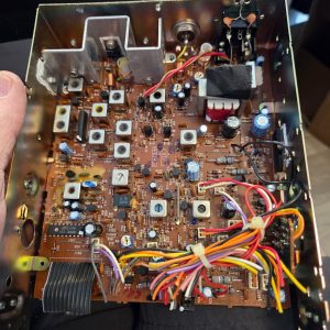 Uniden PC66XL Main Circuit Board and Chassis Assembly