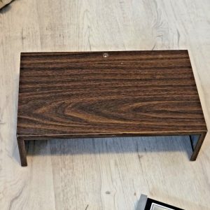 PERFECT WOODGRAIN METAL TOP COVER FOR ROYCE 619 CB RADIO NO SCRATCHES