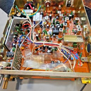 REALISTIC TRC-482 MAIN BOARD. WAS WORKING WHEN PULLED. MOBILE CB RADIO