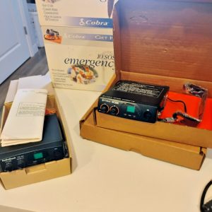 BEAUTIFULLY TAKEN CARE OF COBRA 10 SOS, NEARLY NEW IN BOXM MIC & ANTENNA MOBILE