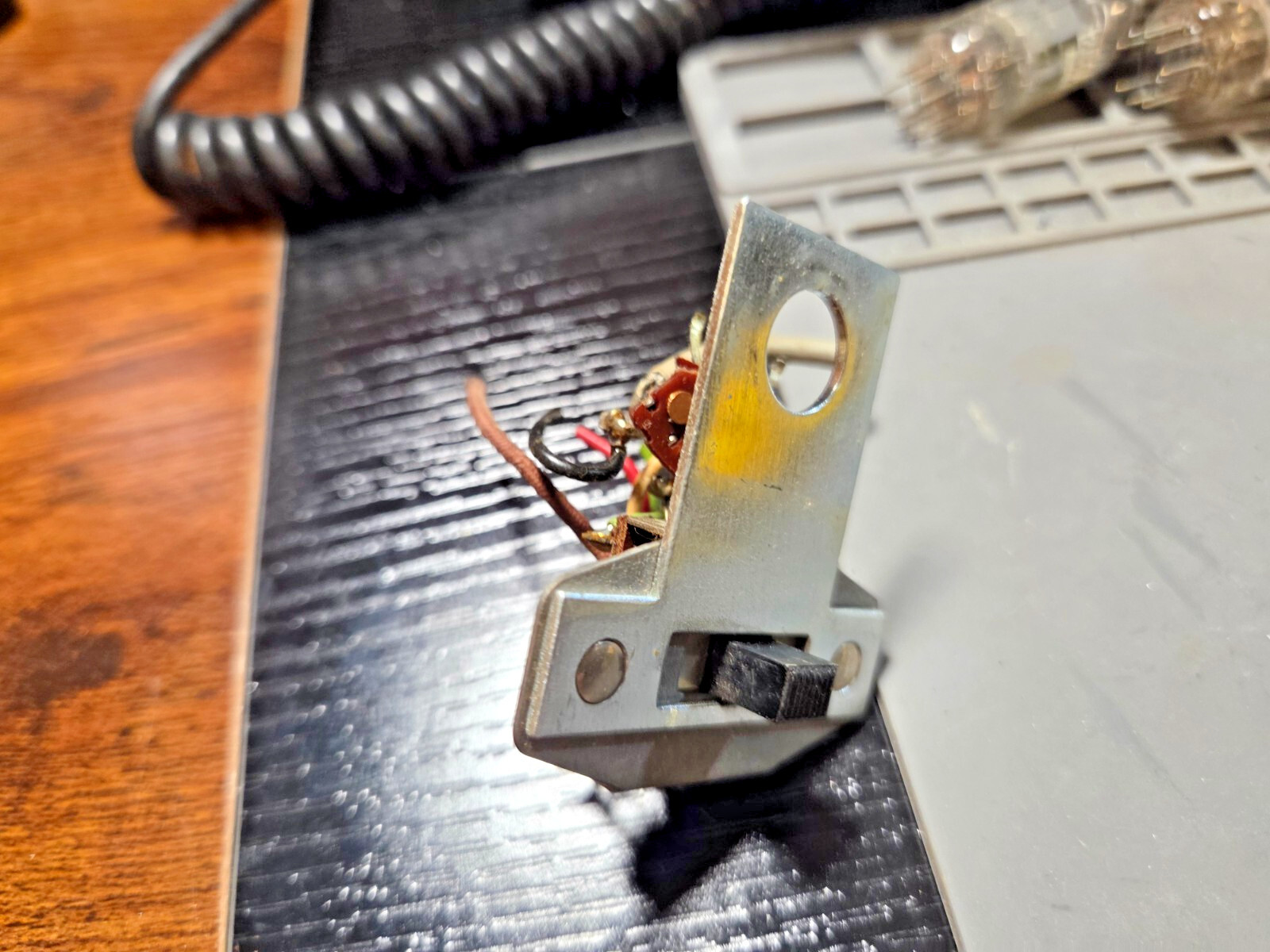 SLIDER SWITCH FOR BROWNING SR-27 BASE STATION CB RADIO + BRACKET
