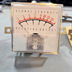S/RF METER (WORKING) FOR E.F. JOHNSON MODEL 250 BASE STATION CB RADIO