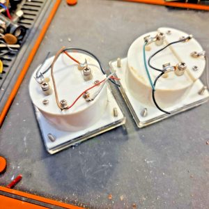 LAFFAYETTE TELSAT SSB 25 CB -- PAIR (2) Working Meters ONLY