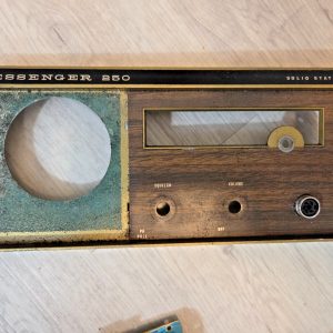 FRONT FACEPLATE FOR E.F. JOHNSON MODEL 250 BASE STATION CB RADIO