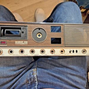 GOOD CONDITION FRONT FACEPLATE CLEANS UP NICE PIERCE SIMPSON BEARCAT 23C BASE CB