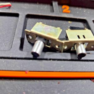 TRIO OF THROW SWITCHES FOR FRONT OF PIERCE SIMPSON BEARCAT 23C BASE CB RADIO