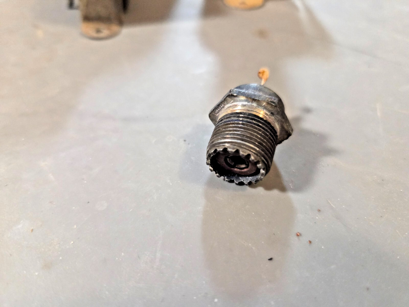 ORIGINAL BROWNING SR-27 SO-259 CABLE PLUG FOR BASE STATION CB RADIO