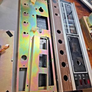 FRONT FACEPLATE & METAL BEZEL FOR ROYCE 1-625 BASE STATION CB RADIO