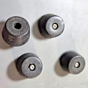 COMPLETE SET OF FOUR (4) FEET W/ MOUNTING SCREWS  FOR COBRA 2000 GTL