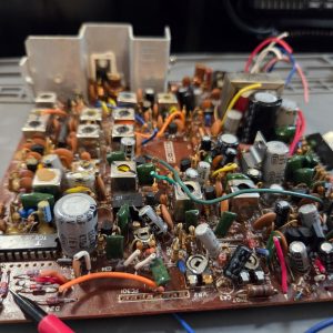 REALISTIC TRC-427 MAIN BOARD WITH FINALS, WORKING