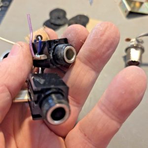 HY-GAIN VIII 1/4 INCH HEADPHONE JACKS (THERE ARE TWO) BASE STATION CB RADIO