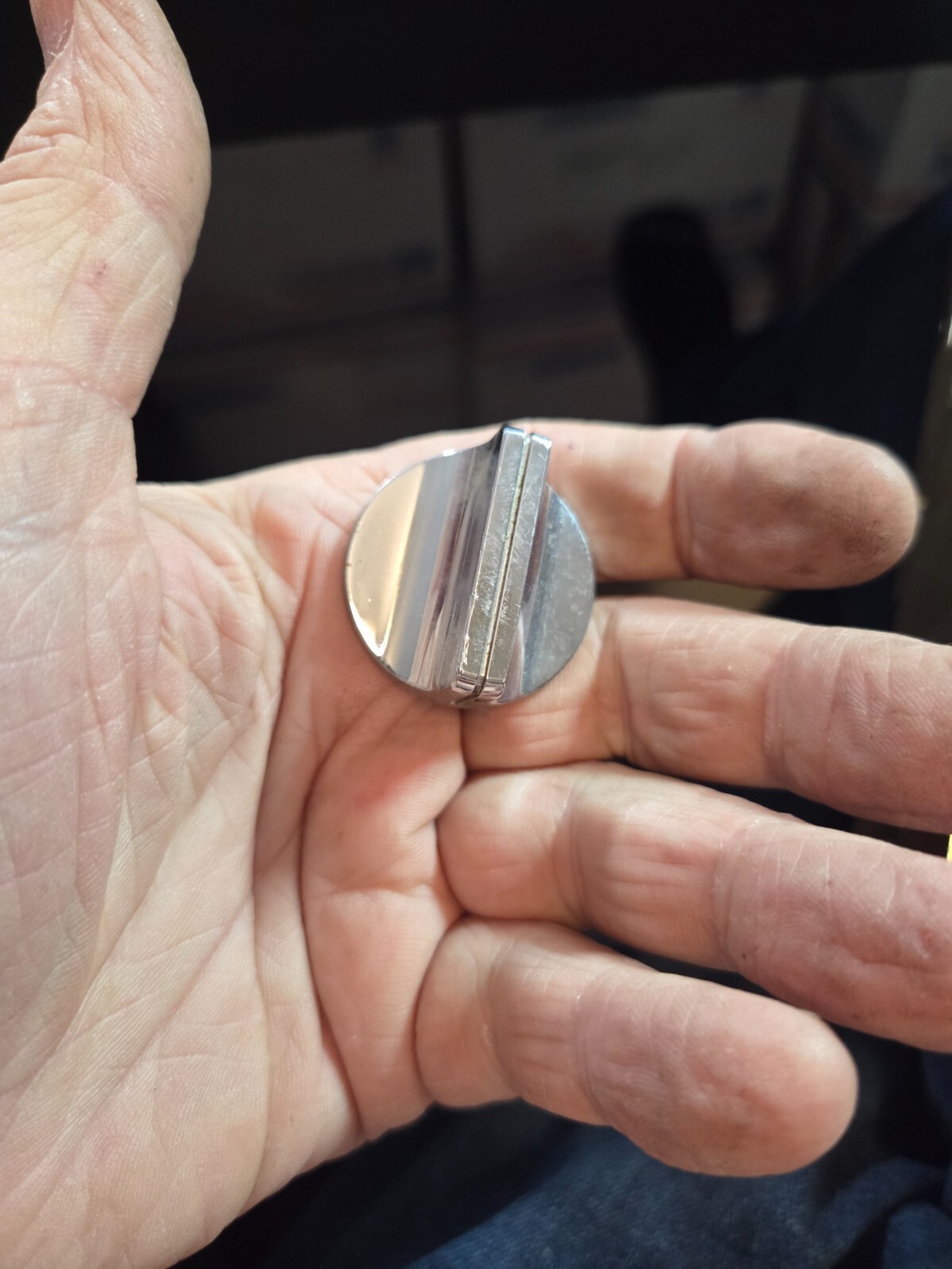 Radio Shack TRC-11 Chrome Channel Selector Knob