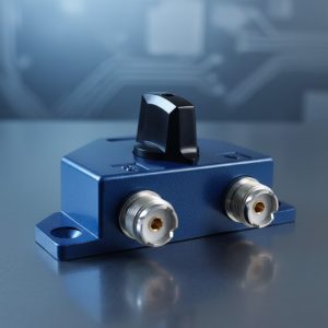 2 Position Coaxial Switch for CB Radio Nickel Coated