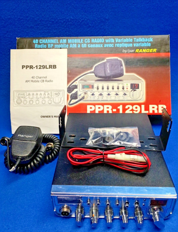 Ranger PPR-129LRB FRONT FACEPLATE FOR THE MOBILE CB RADIO
