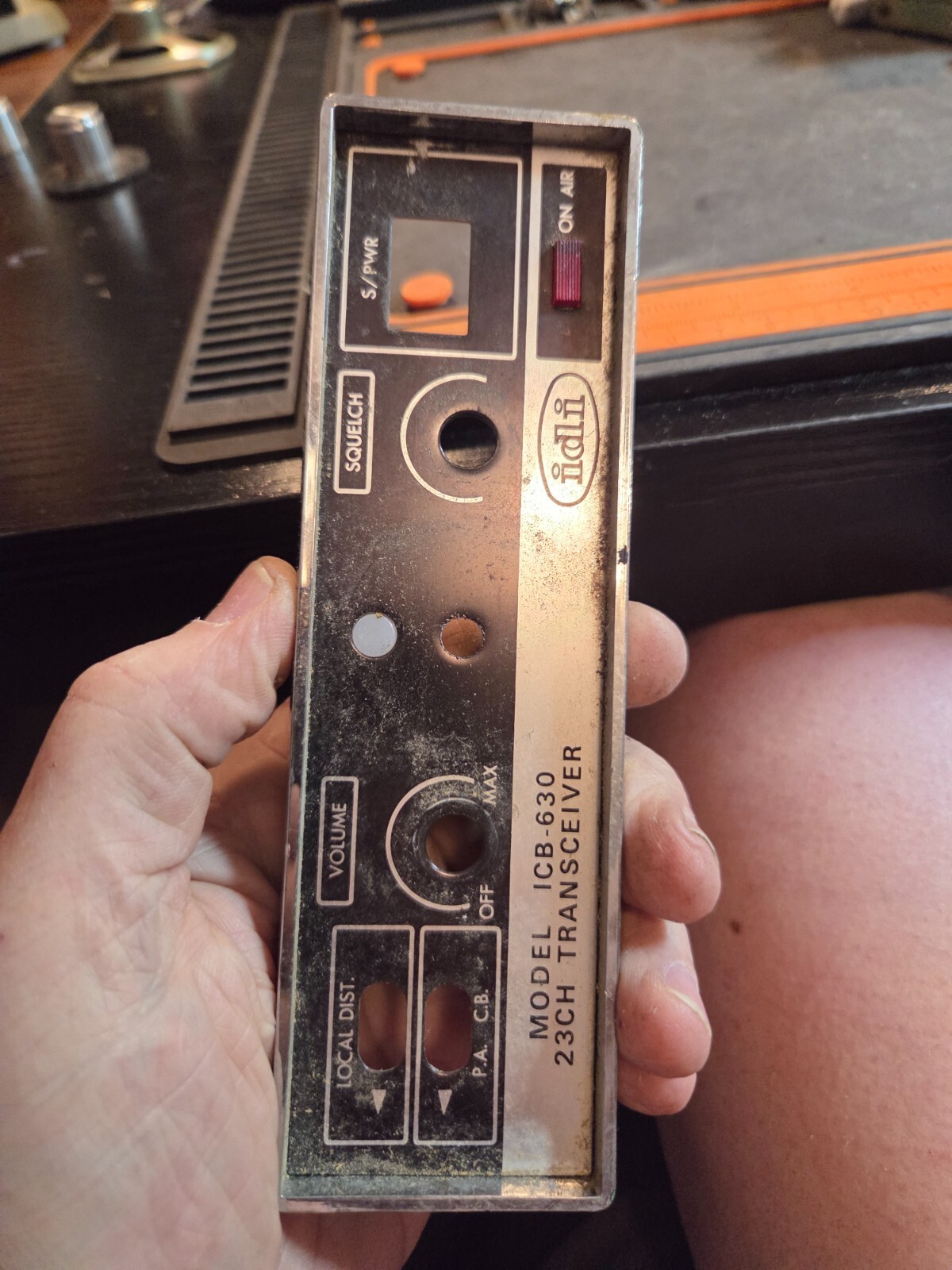 IDI ICB-630 Front Bezel Faceplate CB Radio Parts