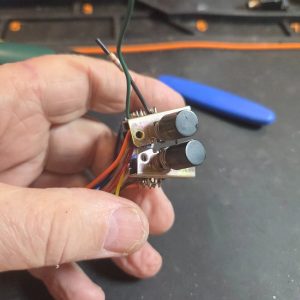 Lafayette Telsat 925B Dual Pushbutton Switch Assembly