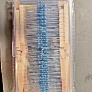 OVER 1,500 PC NEW IN ORIGINAL BOXES, CAPACITORS, RESISTORS , IC'S -ALL ONE PRICE
