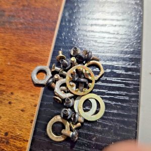GENERAL ELECTRIC MODEL 3-5808A COMPLETE SET OF SCREWS MOBILE CB RADIO