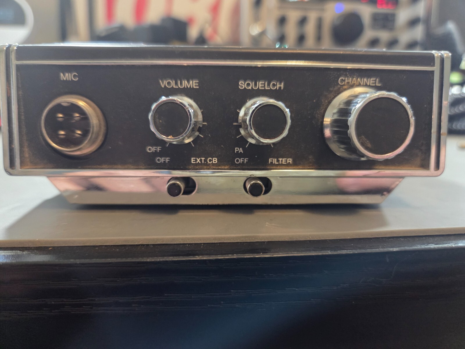 COOL MIDLAND RADIO W/ TOP READING SWR/CHANNEL SELECTOR POWERS ON - Image 2