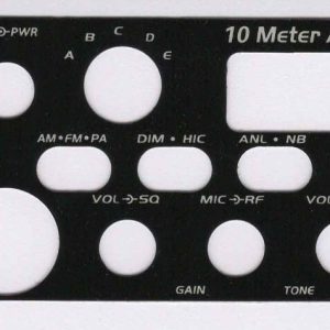 STRYKER SR-655HPC BLACK FACEPLATE FOR THE MOBILE CB RADIO