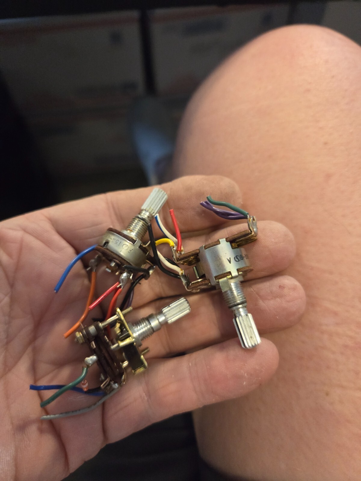 Midland 13-882C Control Potentiometer Set 3 Controls