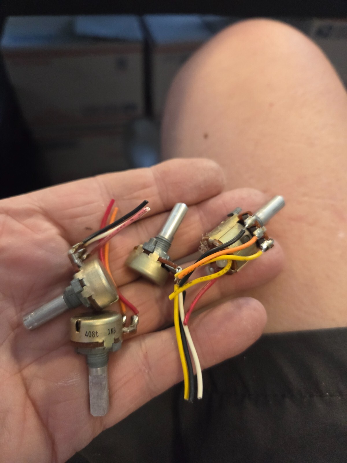 Uniden PC66XL Control Potentiometer Set 4 Controls