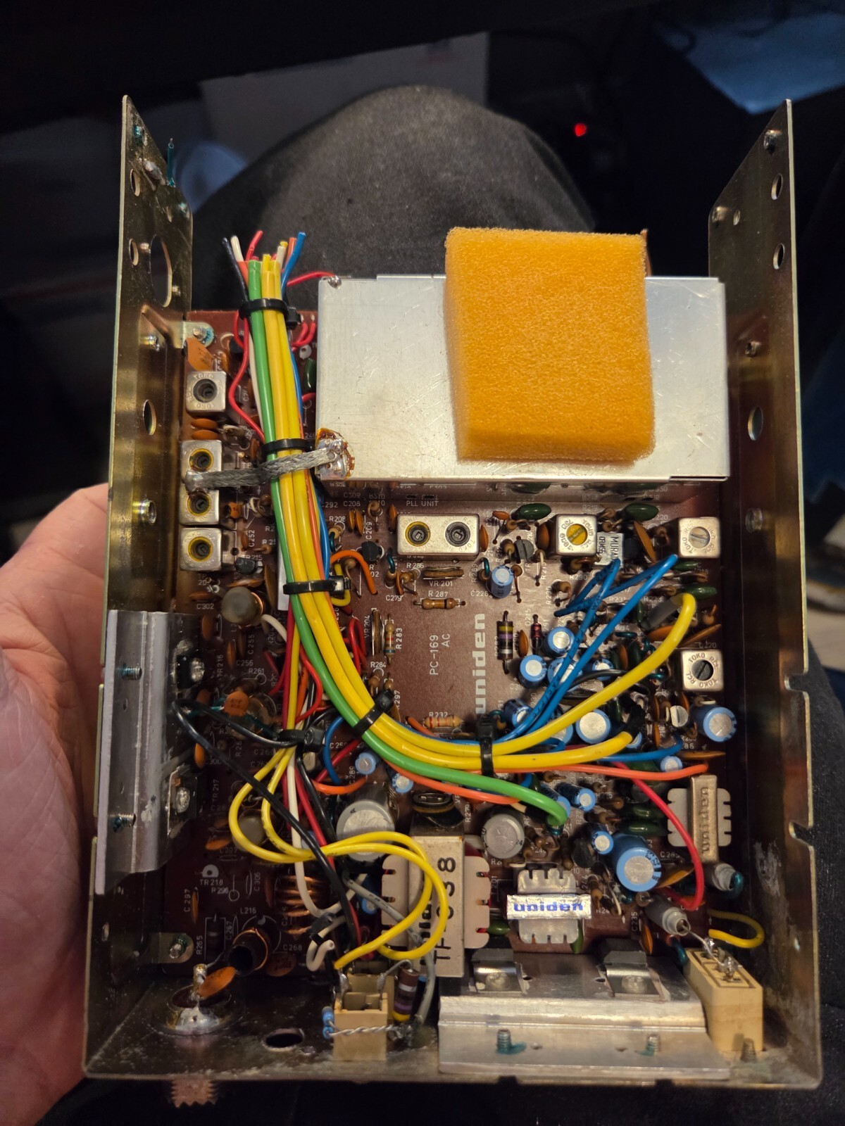 Cobra 77X Main Circuit Board Chassis and Channel Selector Set