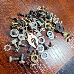 COMPLETE SET OF SCREWS FOR KRACO SUPERDELUXE MOBILE CB RADIO