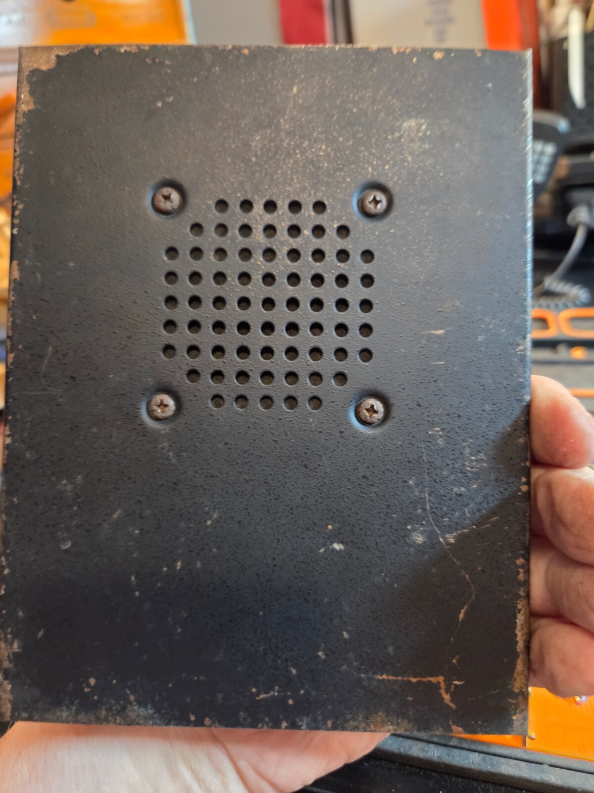 Pyramid 1300 Speaker with Metal Cabinet Cover Tested CB Radio Parts