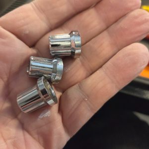Cobra 77X Chrome Control Knob Set with Numbered Channel Dial